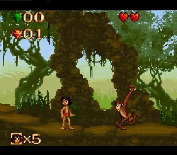 Jungle Book, The (USA) (Beta) screen shot game playing